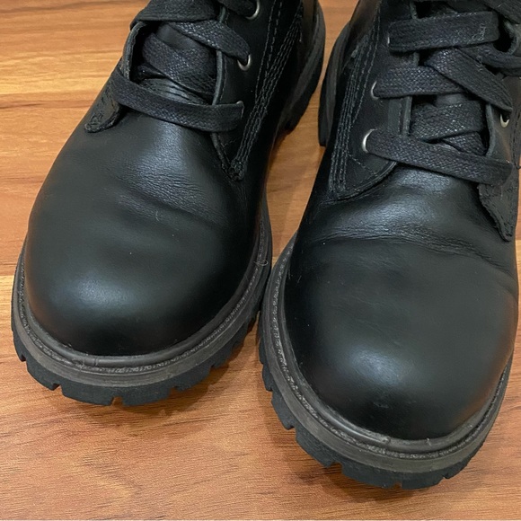 TIMBERLAND Earthkeepers 8238A Double Buckle Strap Black Leather Boots Size 7M - Picture 13 of 16